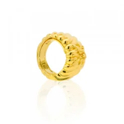 Anillo Mask de Plata Dorada