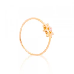 Anillo Mountain de Oro con Brillante