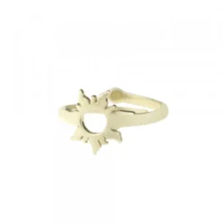 Anillo Mountain Plata Dorada para Mujer
