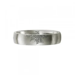 Anillo Titanio con 1 Eguzkilore Personalizable