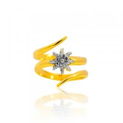 Anillo Tximist de Plata Bicolor