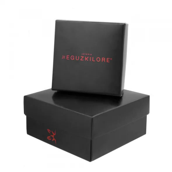 Aros Arrue Plata Dorada y Circonitas