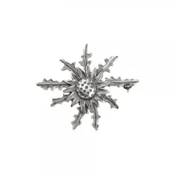 Broche Eguzkilore Plata Envejecida