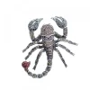 Broche Escorpión Plata Multicolor