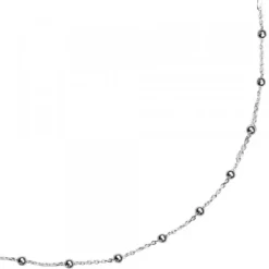Cadena Forza de Plata 0.40 con Bolitas