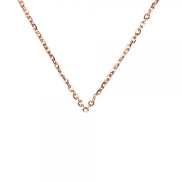 Cadena Forza Plata Rosa 0.60 Eguzkilore