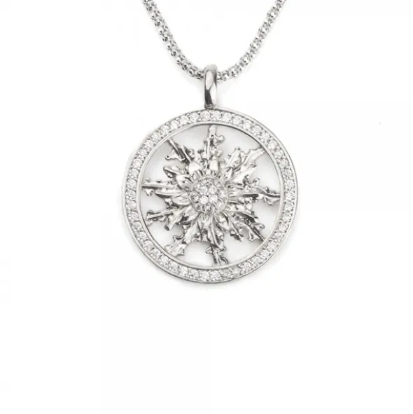 Cerco Eguzkilore Plata y Circonitas Personalizable
