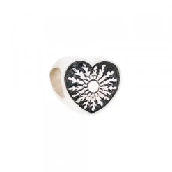 Charm Corazón de Eguzkilore de Plata