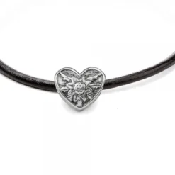 Charm Eguzkilore Corazón Plata