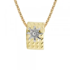 Colgante Aiora de Plata Dorada