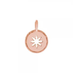 Colgante B2 Plata Rosa