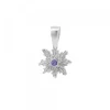 Colgante Basic Colors Plata y Amatista 10mm