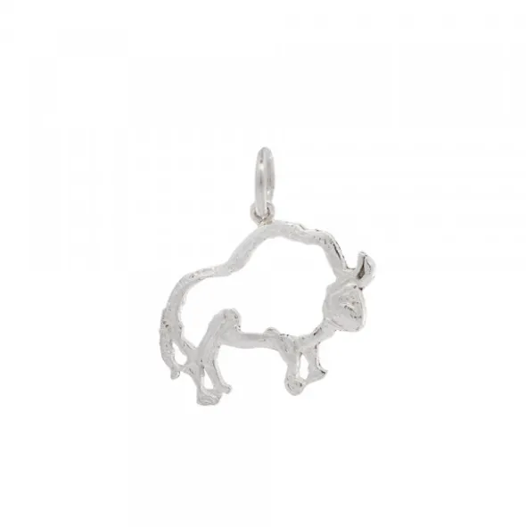 Colgante Calado Bisonte Santimamiñe de Plata