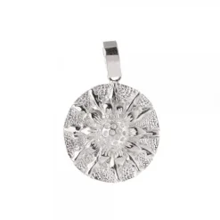 Colgante Chapa Eguzkilore Plata 21mm