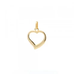 Colgante Corazón Calado Oro 14mm