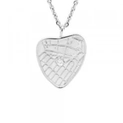 Colgante Corazón de Bilbao de Plata Personalizable
