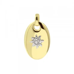 Colgante Donna de Plata Dorada