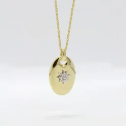 Colgante Donna de Plata Dorada