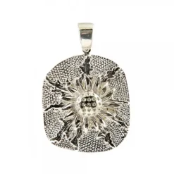 Colgante Eguzkilore Chapa Plata 31mm