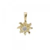 Colgante Eguzkilore Oro y Brillantes 11mm
