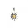 Colgante Eguzkilore Plata Bicolor 14mm