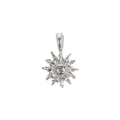 Colgante Eguzkilore Plata 14mm