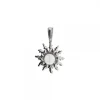 Colgante Eguzkilore Plata con Perla 14mm