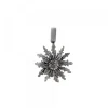 Colgante Eguzkilore Plata Negra 21mm