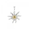 Colgante Eguzkilore Plata Bicolor 29mm