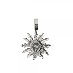 Colgante Eguzkilore Plata Bicolor 21mm