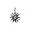 Colgante Eguzkilore Plata Envejecida 21mm