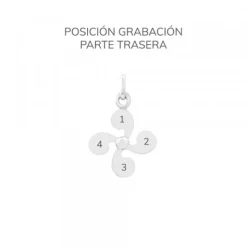 Colgante Lauburu de Plata 20mm