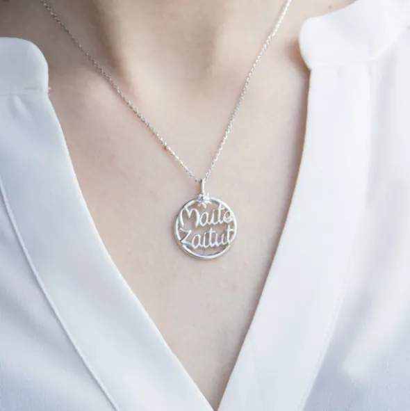 Colgante Maite Zaitut de Plata