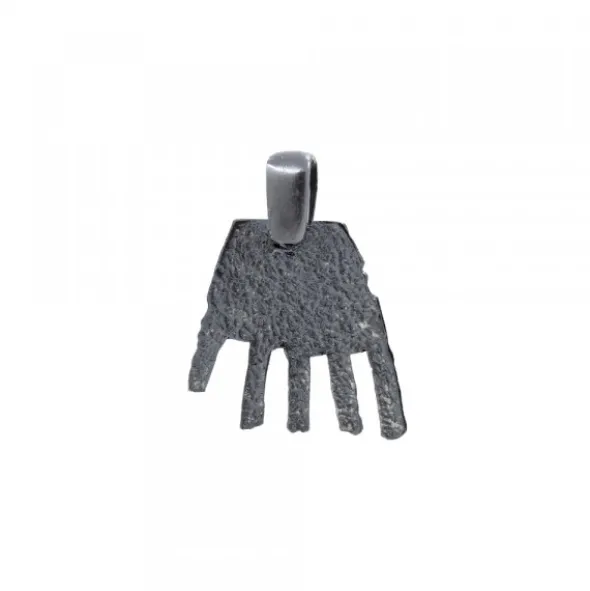 Colgante Mano de Irulegi Rutenio 20mm y Caucho