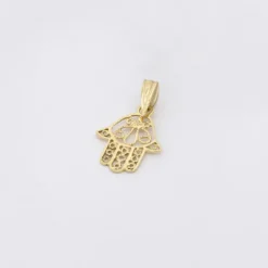 Colgante Mano Fátima Oro 18kt.18mm
