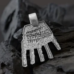 Colgante Mano Irulegi Plata 30mm