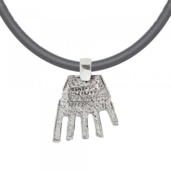 Colgante Mano Irulegi Plata 30mm