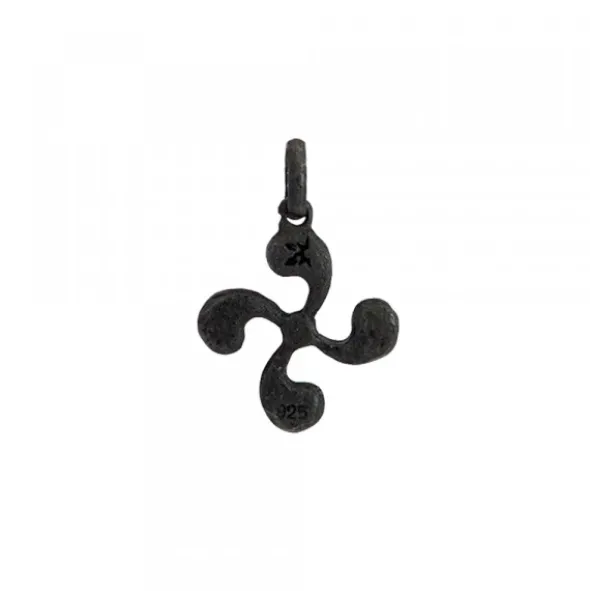 Colgante Mini Lauburu de Plata 17mm