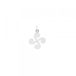 Colgante Mini Lauburu de Plata 17mm