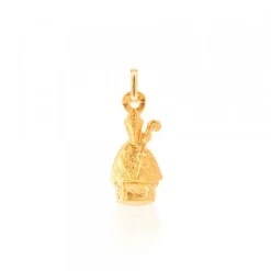 Colgante Mini San Fermín Oro 17mm Personalizable