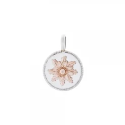 Colgante R3 Plata y Eguzkilore Rosa