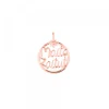 Colgante redondo Maite Zaitut de Plata Rosa