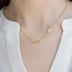 Collar Ama de Plata Dorada