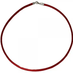 Cordón Cuero Rojo