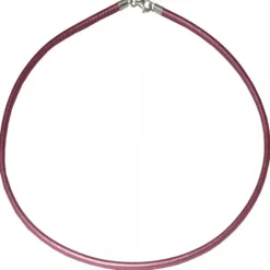 Cordón Cuero Rosa