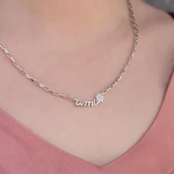 Gargantilla Ama Bayona Plata