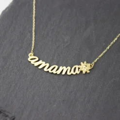 Gargantilla Amama de Oro Amarillo