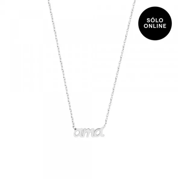 Gargantilla Mini Ama Plata | Exclusivo Online
