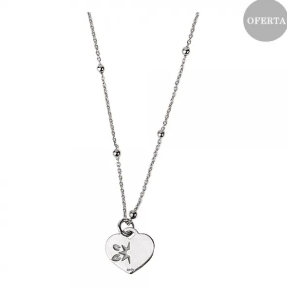 Gargantilla Mini Corazón Plata Personalizable