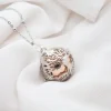 Llamador de Ángeles Árbol de La Vida Cobre Cadena